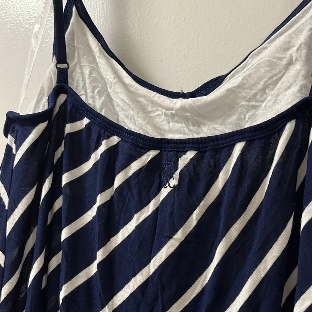 Navy & White Striped Dress. - Picture 4 of 6